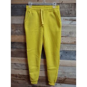 Southpole Junior Medium (M) Yellow Polyester Sweatpants 30x28